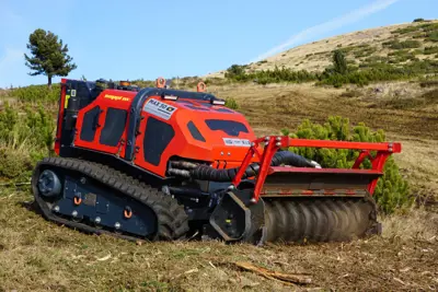 Raupenfahrzeug MAX 50le + MICROFORST rc 125