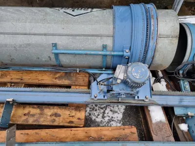 Lanker Heuverteiler und Schienen