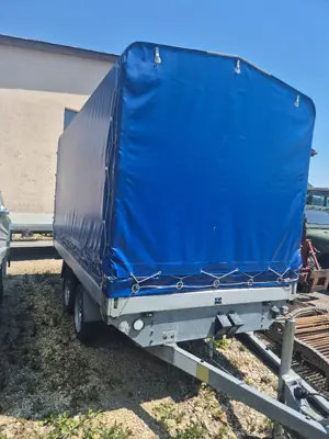 Sachentransportanhänger Böckmann mit Planenaufbau