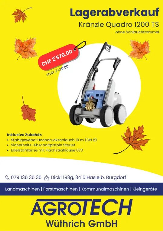 Kränzle Hochdruckreiniger Quadro 1200 TS