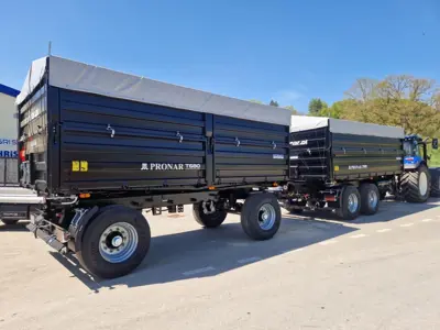 Convoi de transport Pronar  2x 20 m³ T683+ T680