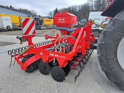 HE-VA G-Drill Übersaatmaschine / Semoir pour sur-semis