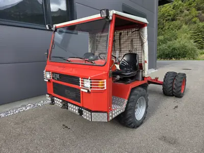 Aebi, Transporter AEBI TP65, 1987 mit Plumett Seilwinde