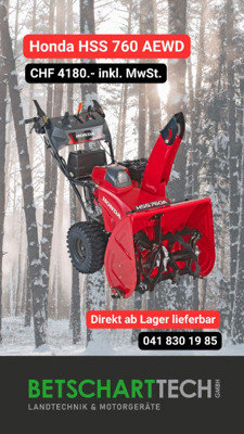 Honda HSS 760 AEWD Schneefräse NEU