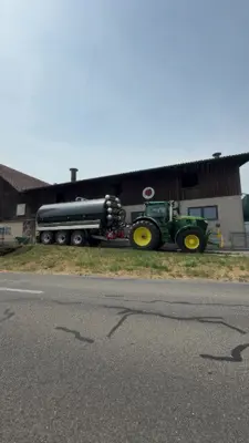 Tridem-Gülletransportfass Demmler