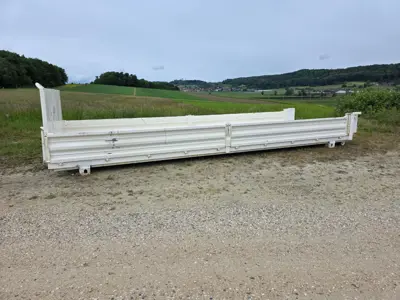 Abrollmulde Plattform 7m zu Hakengerät gebraucht