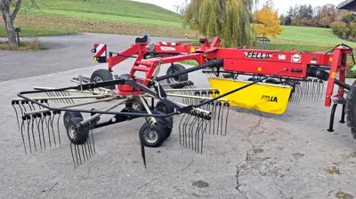 Doppelschwader mit Mittelschwadablage Fella TS 880